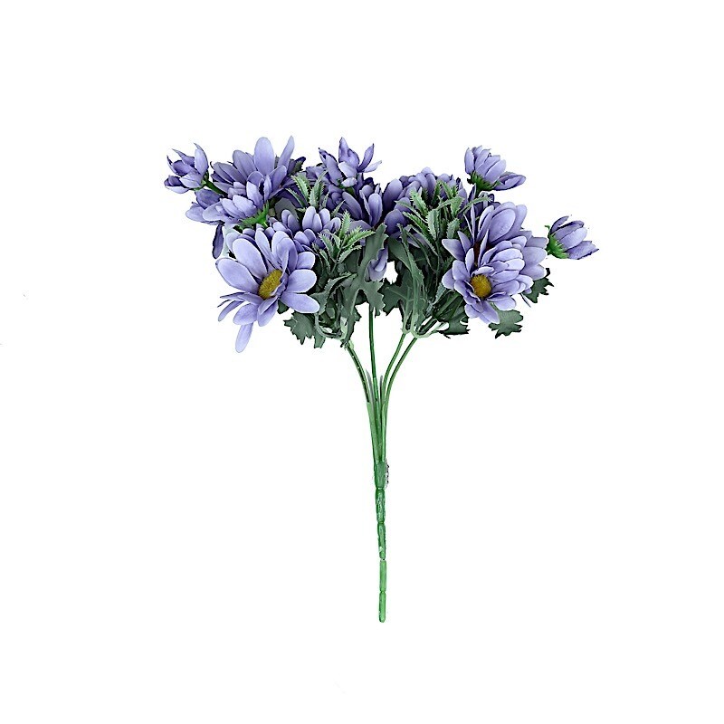 4 pcs 11&#x22; tall Faux Silk Daisy Flowers