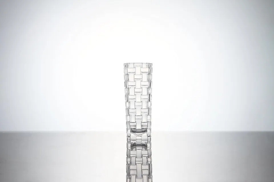 Nachtmann Bossa Nova Collection Crystal Vase, Clear Glass, 6-Inch, Glass