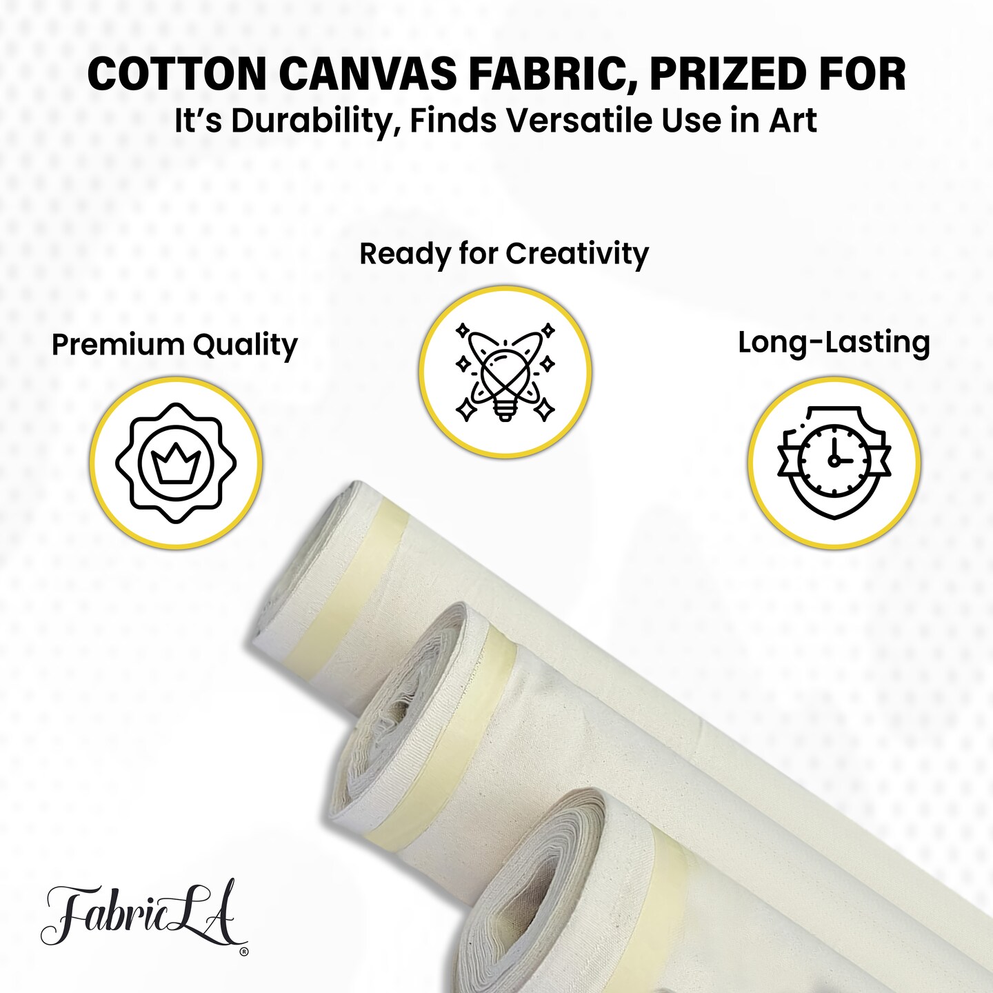 Canvas Fabric Roll - 7oz Weight - 62