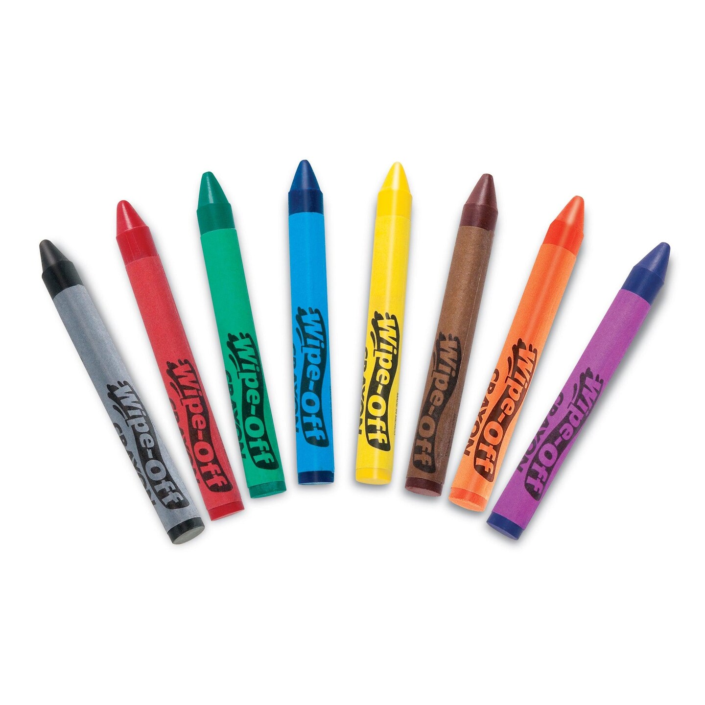 Jumbo Wipe-Off&#xAE; Crayons, Assorted, 8 per pack, 6 packs