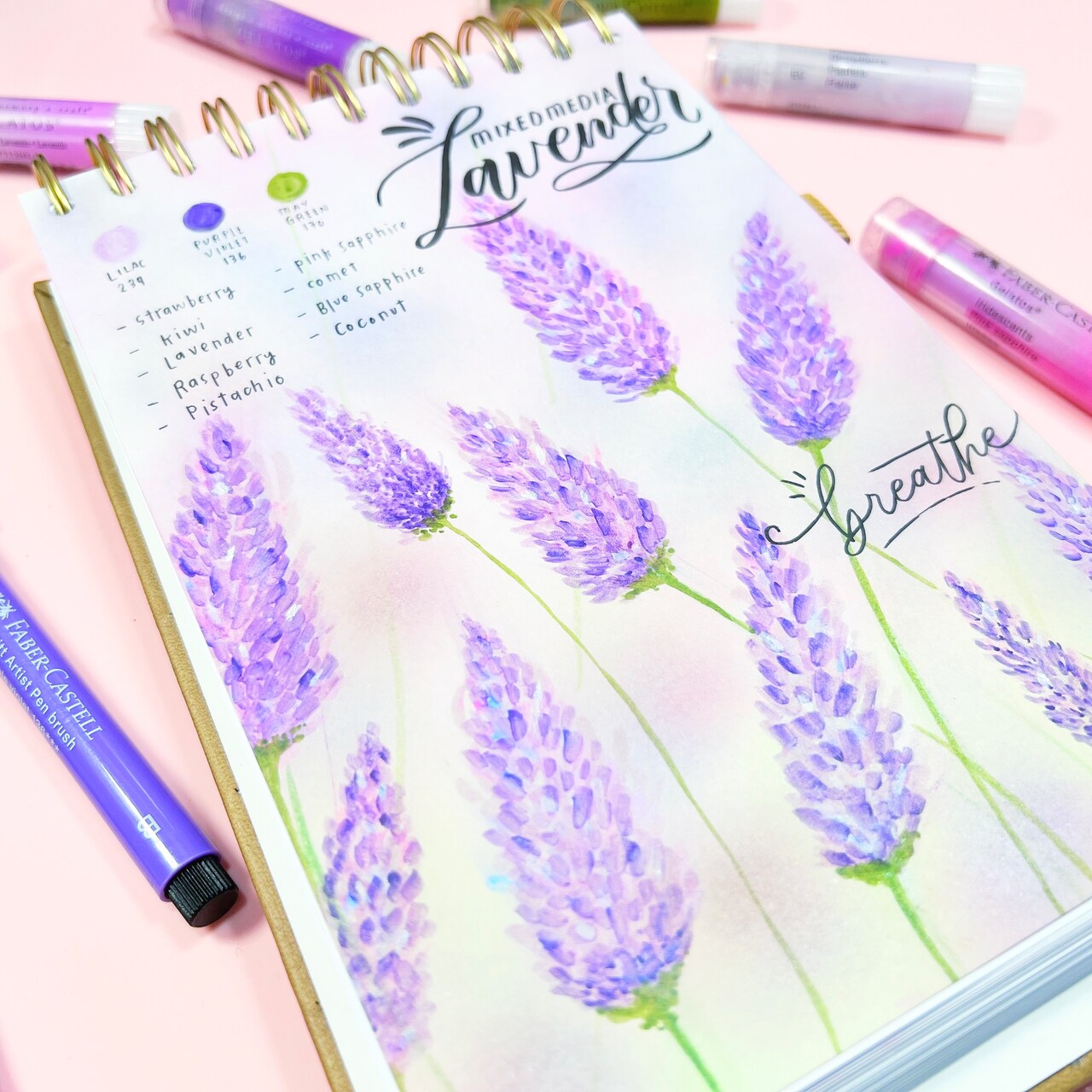 Mixed Media Lavender with Faber-Castell®