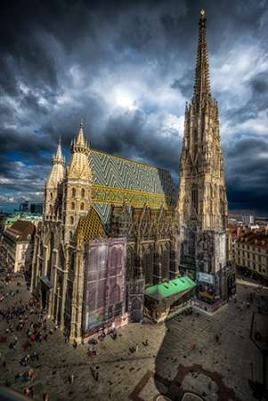 Vienna Cathedral Poster Print by Vladimir Kostka - Item # VARPDXVKRC046A