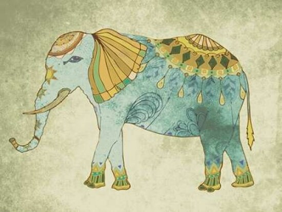 Indian Elephant Poster Print by Jace Grey - Item # VARPDXJGRC103A
