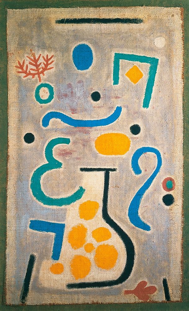 The Vase, 1938 Poster Print by Paul Klee - Item # VARPDX460025