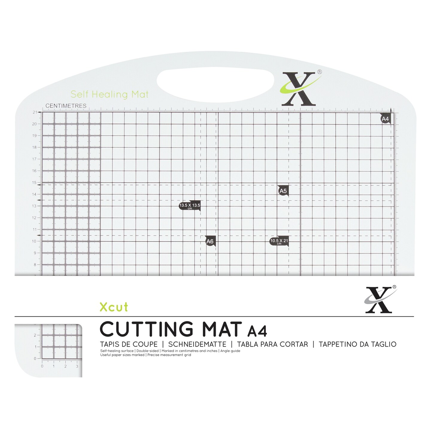 Amazon.com: DOCrafts Xcut Duo Cutting Mat, A4, Black and