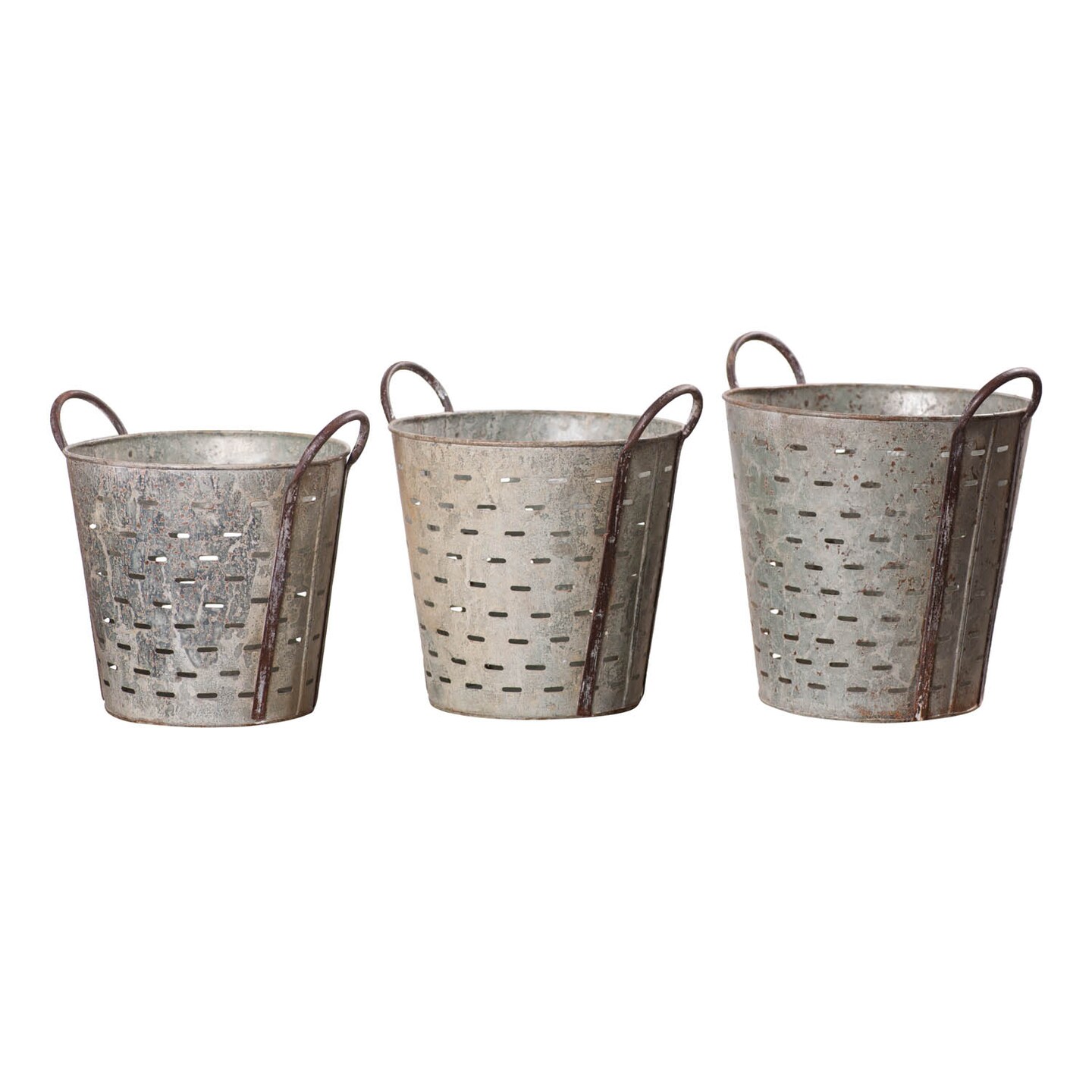 Irvins Country Tinware Olive Bucket Set