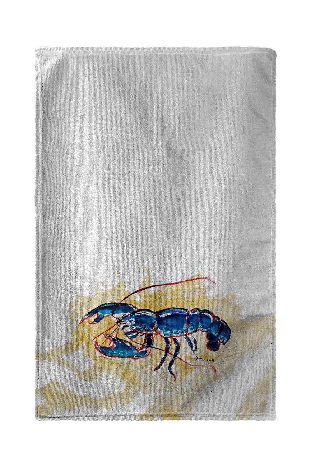 Betsy Drake Blue Lobster Beach Towel