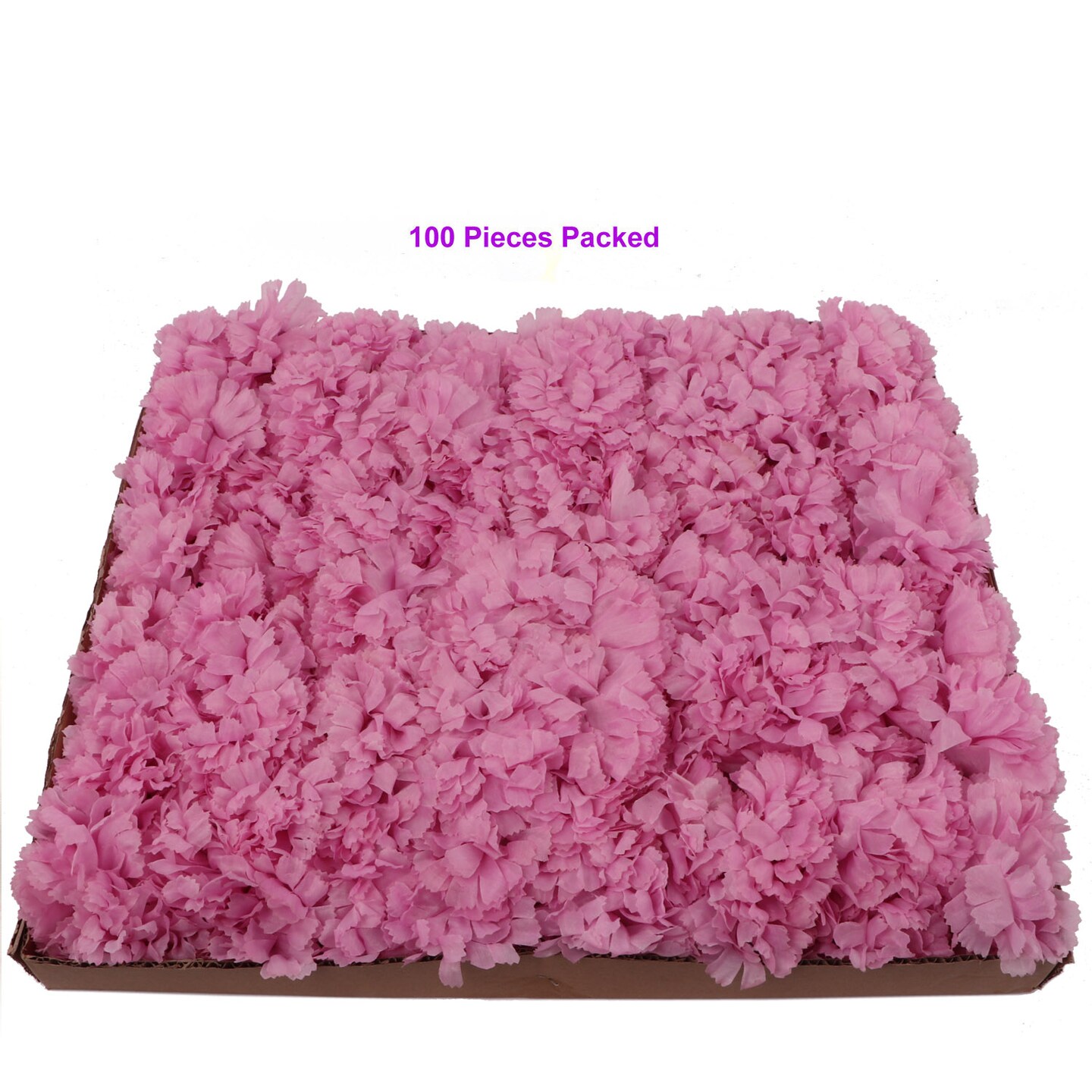 LGBT Carnation Picks: Set of 100, 3.5" Wide, Silk Flowers, Floral Home by Artificial Flowers