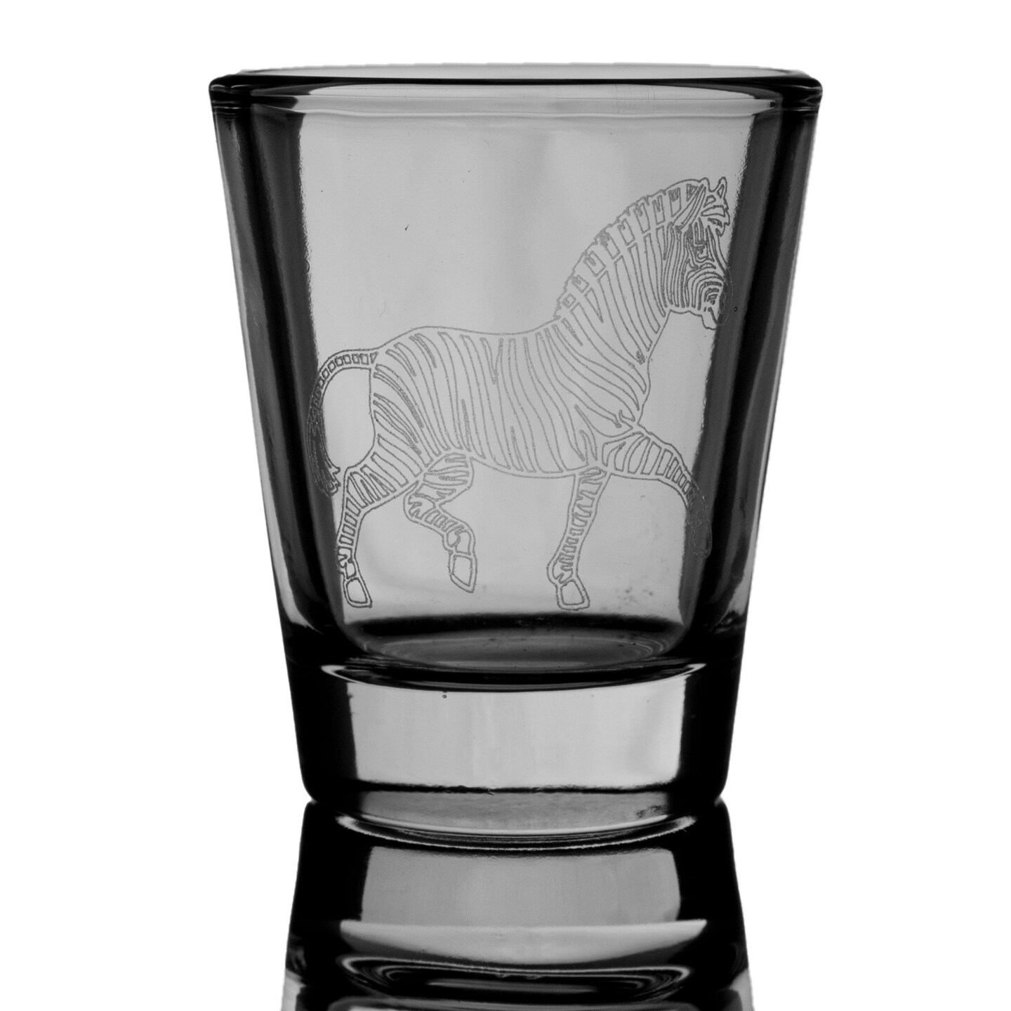 2oz Zebra Shot Glass 2oz Zebra Shot Glass