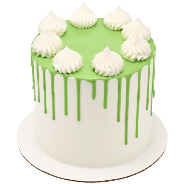 Bright Green Cake Drip