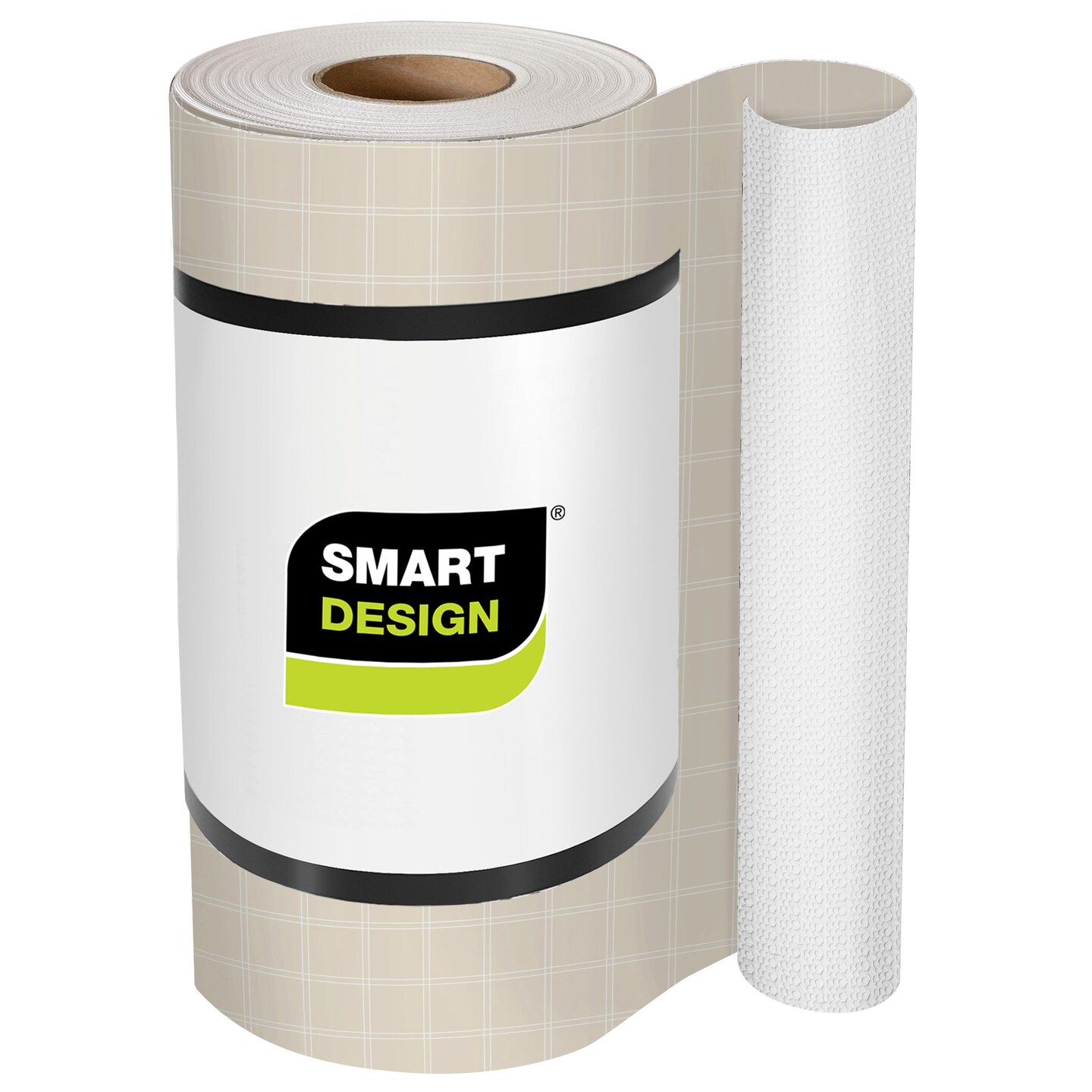 Smart Design Bonded Grip Shelf Liner - 12 inch x 10 feet - Beige