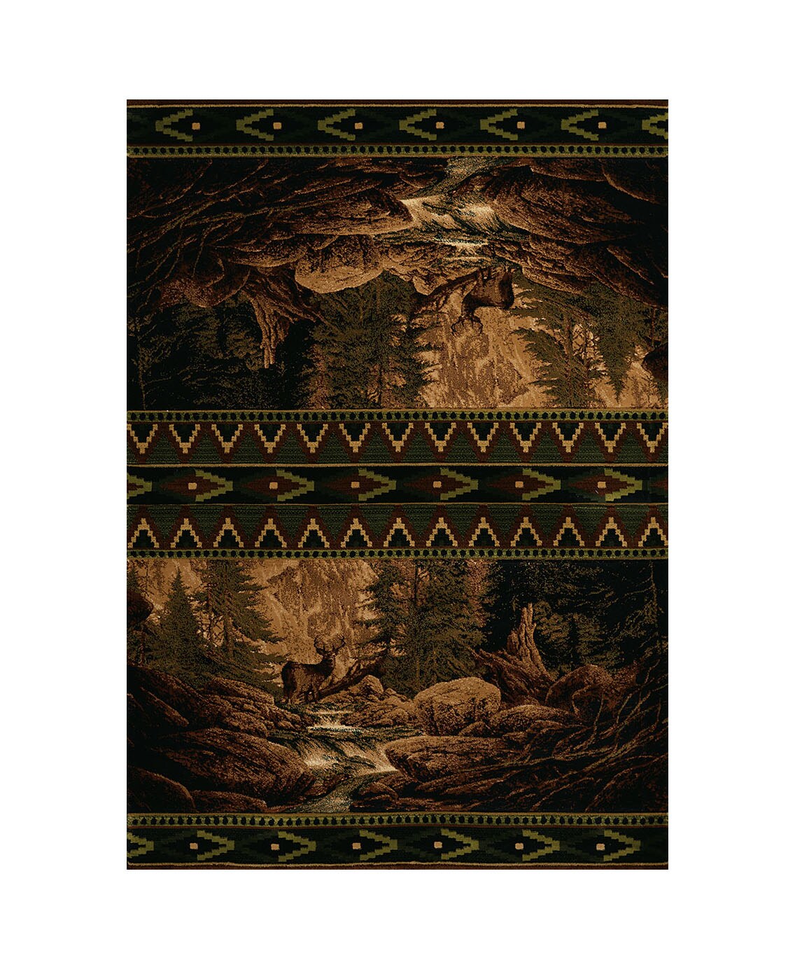 United Weavers Buck Falls Lodge Style Carpet Runner 31 X 88 Inches