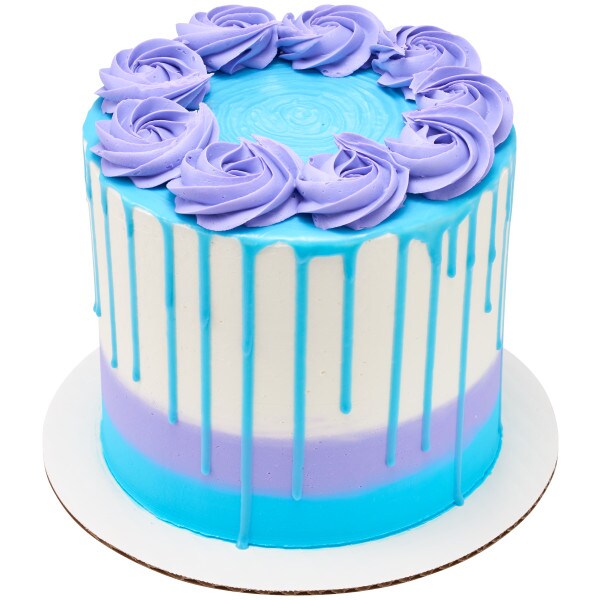 Light Blue Cake Drip