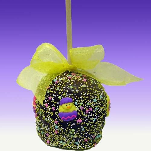 GBDS Easter Gift Basket - Giant Easter Chocolate &#x26; Caramel Apple