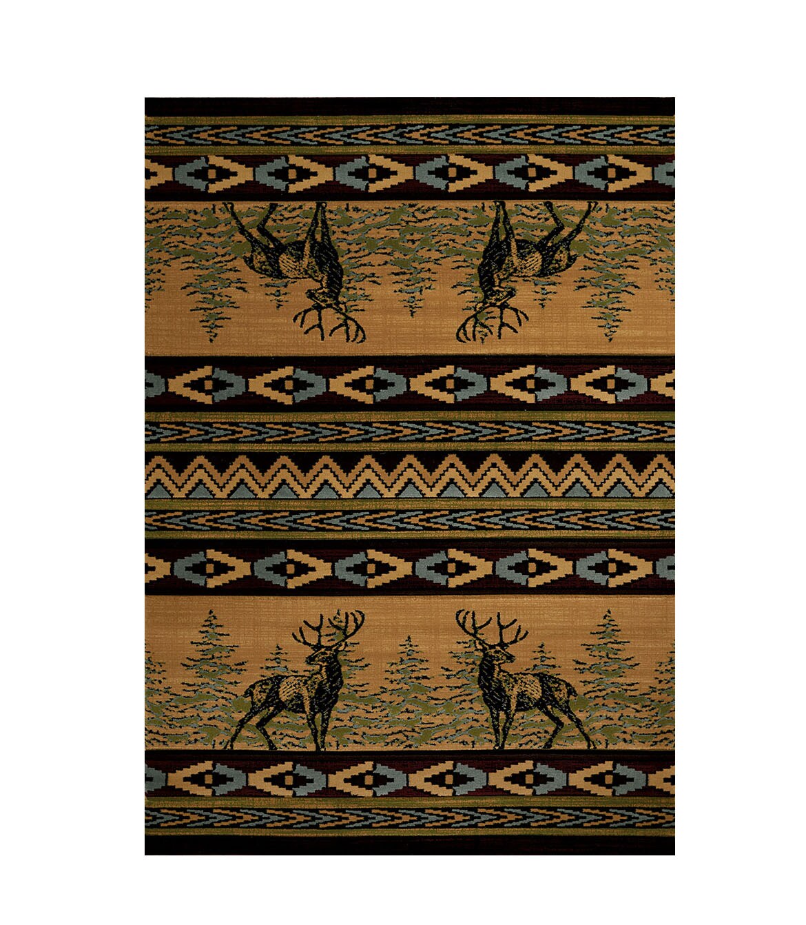 United Weavers Mule Deer Lodge Style Carpet Runner 31 X 88 Inches