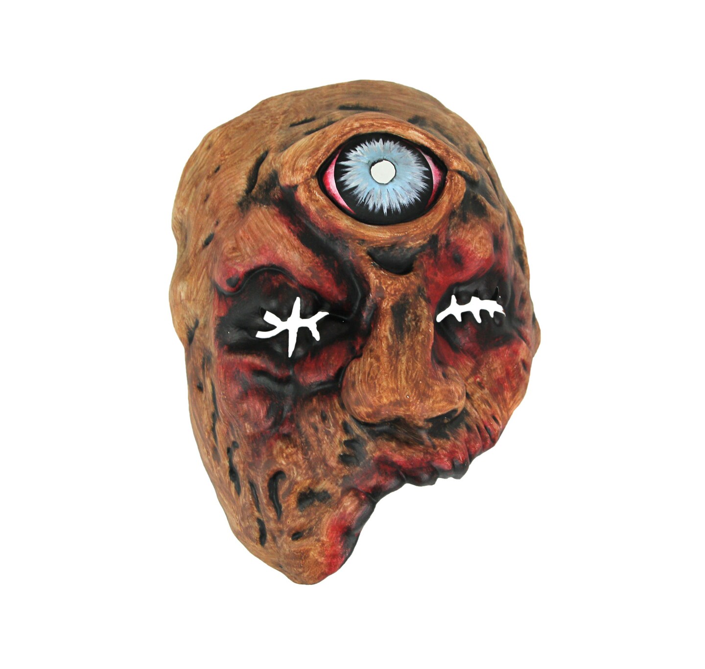 Ghoulish Cyclops Half Mask Creepy Zombie Horror Halloween Costume Head Accessory