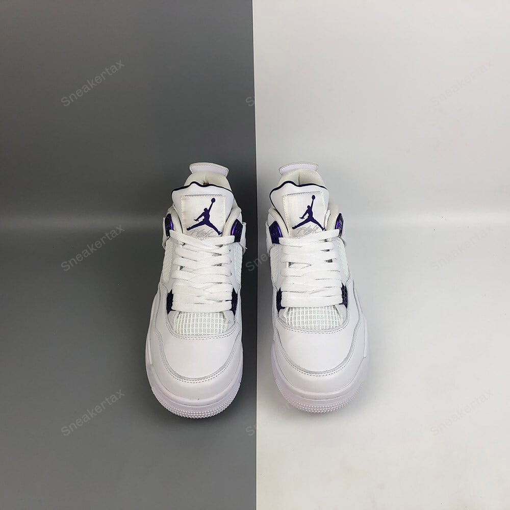 Jordan 4 White Court Purple-Metallic Silver product 4