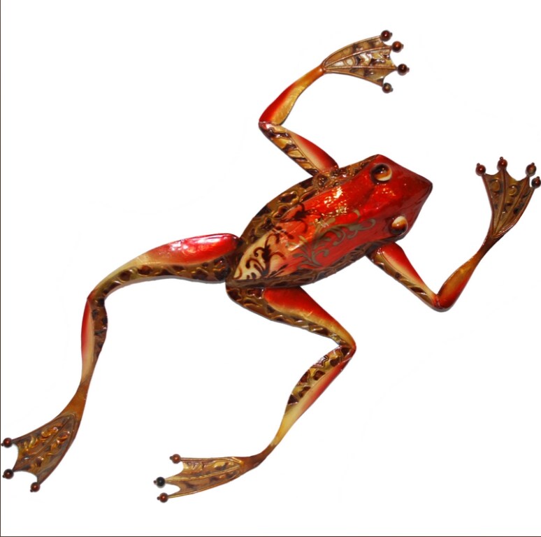 Eangee Home Design Frog Wall Decor Red