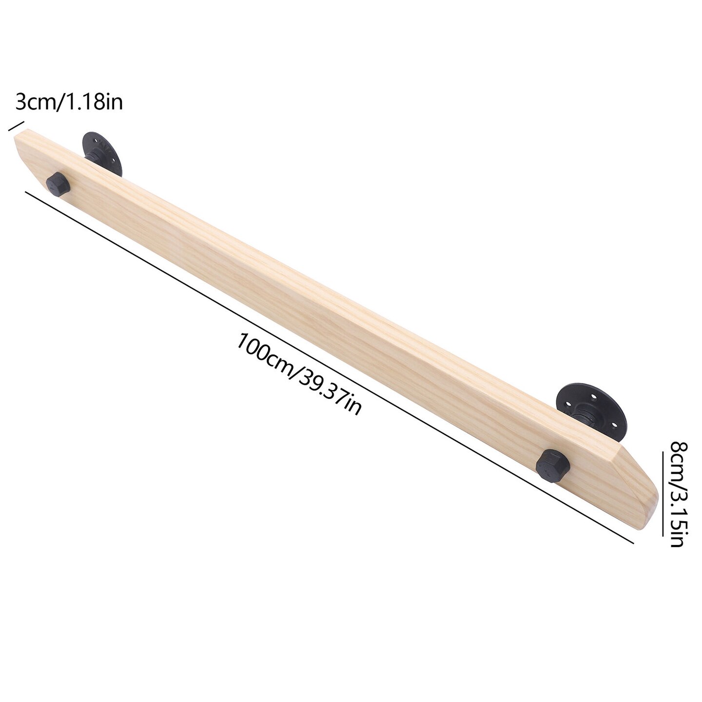 Kitcheniva 3.3 Ft Anti-Slip Corridor Home Stair Hand Railing