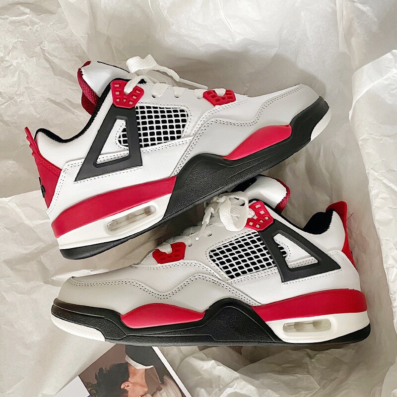 Air Jordan 4 Retro Red Cement 2023 Sneakers for Men and Women MakerPlace by Michaels