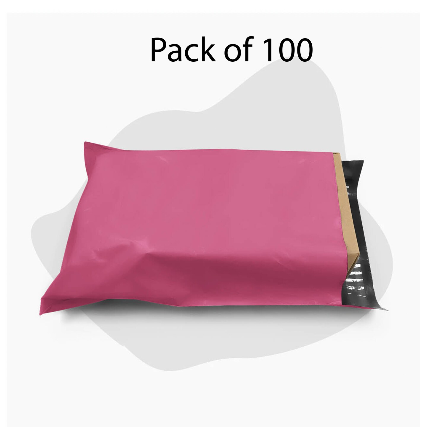 9 x 12 Mailer Poly Bag Envelopes | Pink Color, Durable 2 mil | MINA&#xAE;