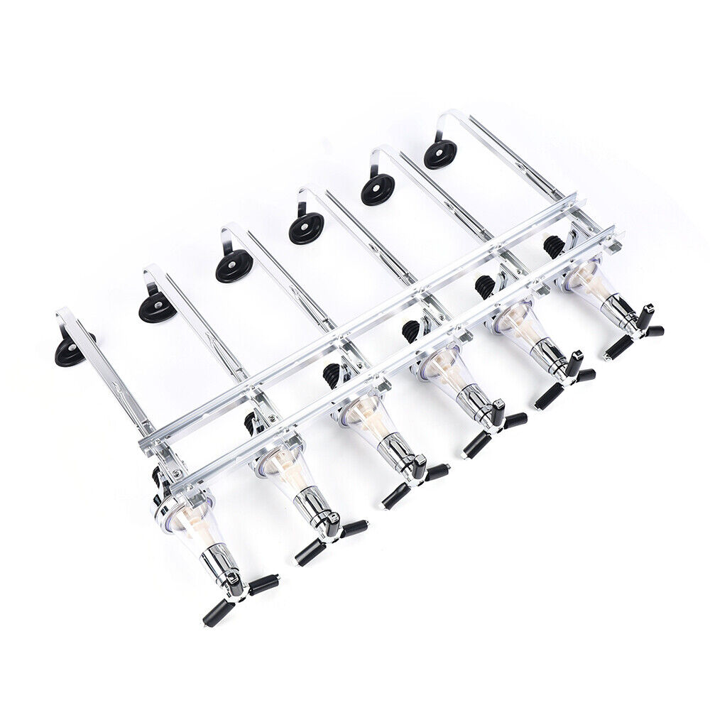 Kitcheniva 6 Bottle Liquor Dispenser Stand Wall Mounted