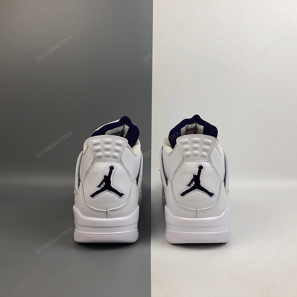 Jordan 4 White Court Purple-Metallic Silver - image8