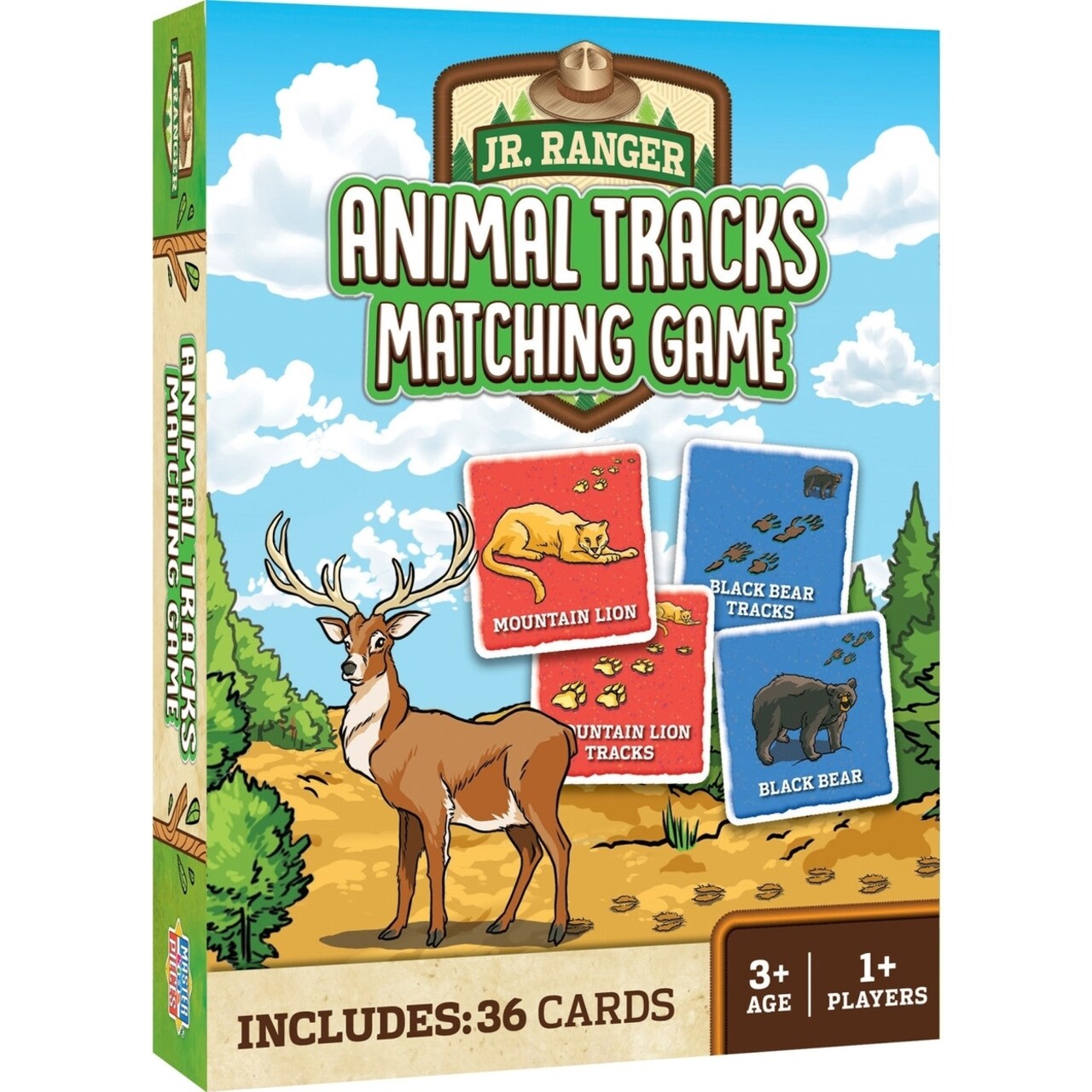 Jr Ranger Animal Tracks Matching Game Family Fun Educational Memory ...