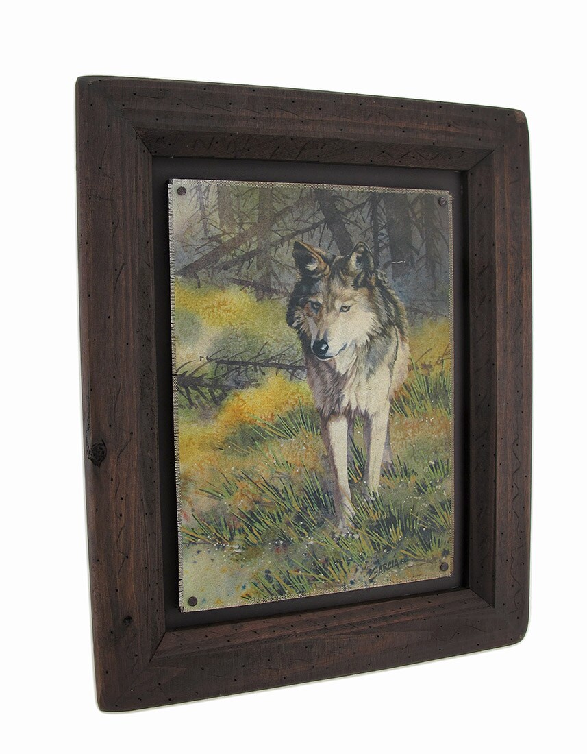 Big Sky Carvers Grey Wolf Wood Frame Wall Art Michaels