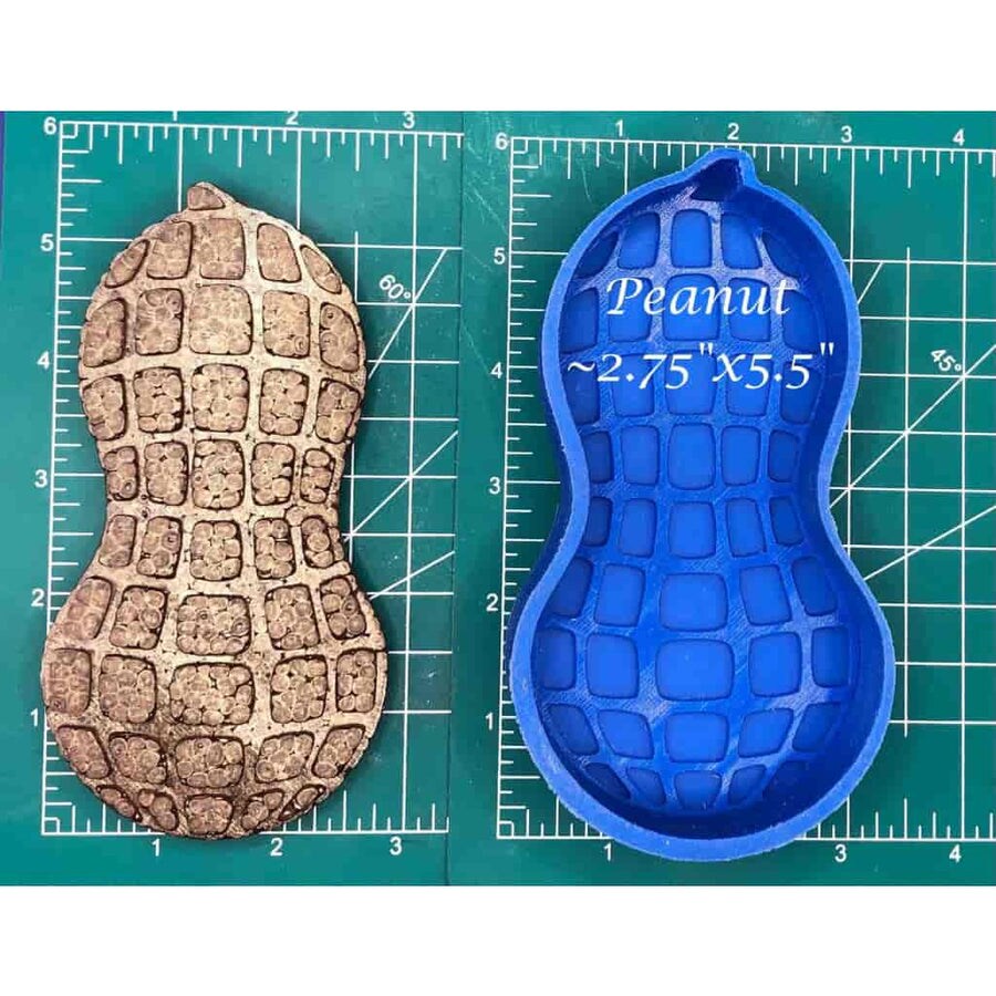 Peanut silicone freshie mold