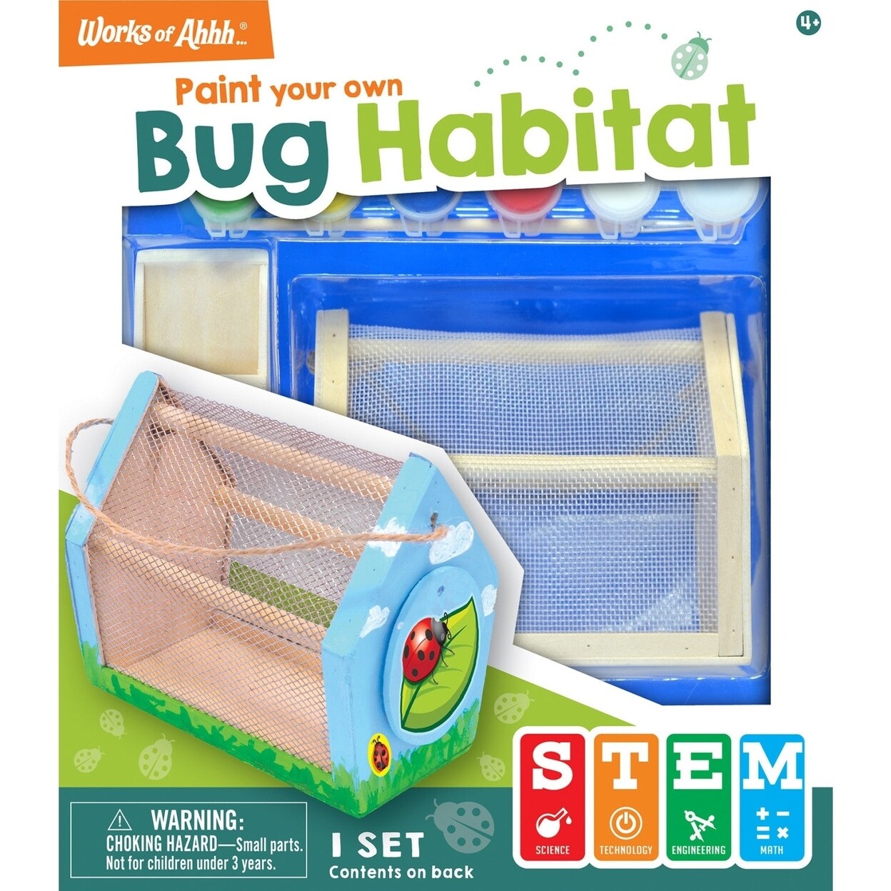 MasterPieces Bug Habitat Wood Craft and Paint Kit