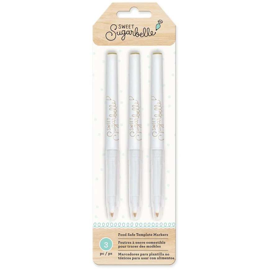 Sweet Sugerbelle Food Color Pens Black 3pk