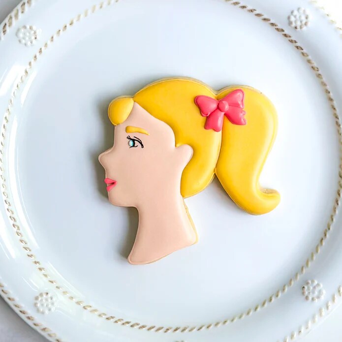 Ann Clark Barbie Doll Head Cookie Cutter 4&#x22;
