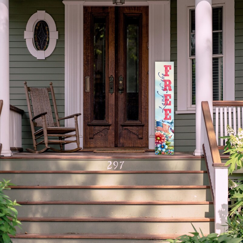 Patriotic Wood Porch Boards