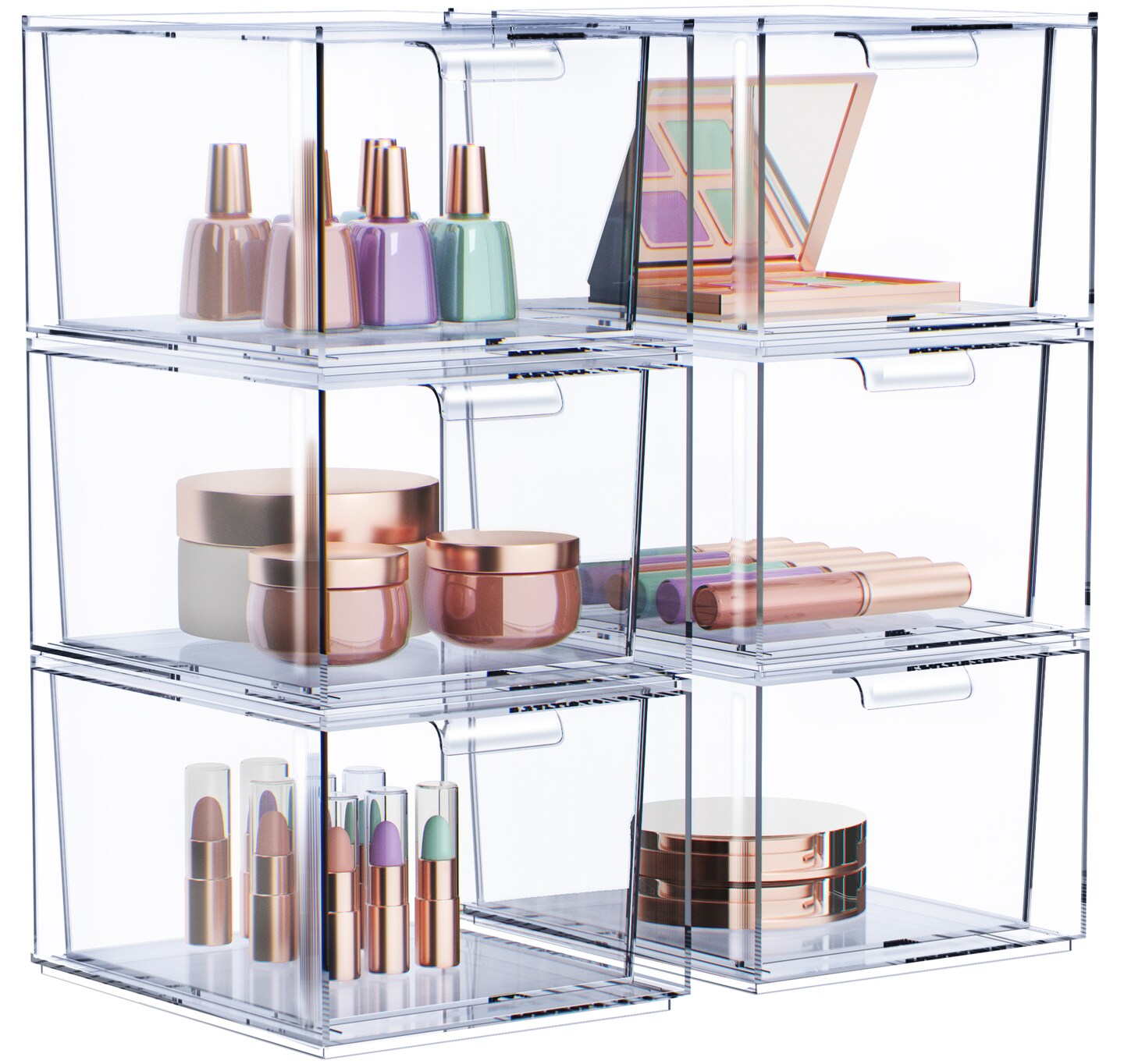 Clear Cosmetic hot Storage Organizer - Easily Organize Your Cosmetics, Jewelry