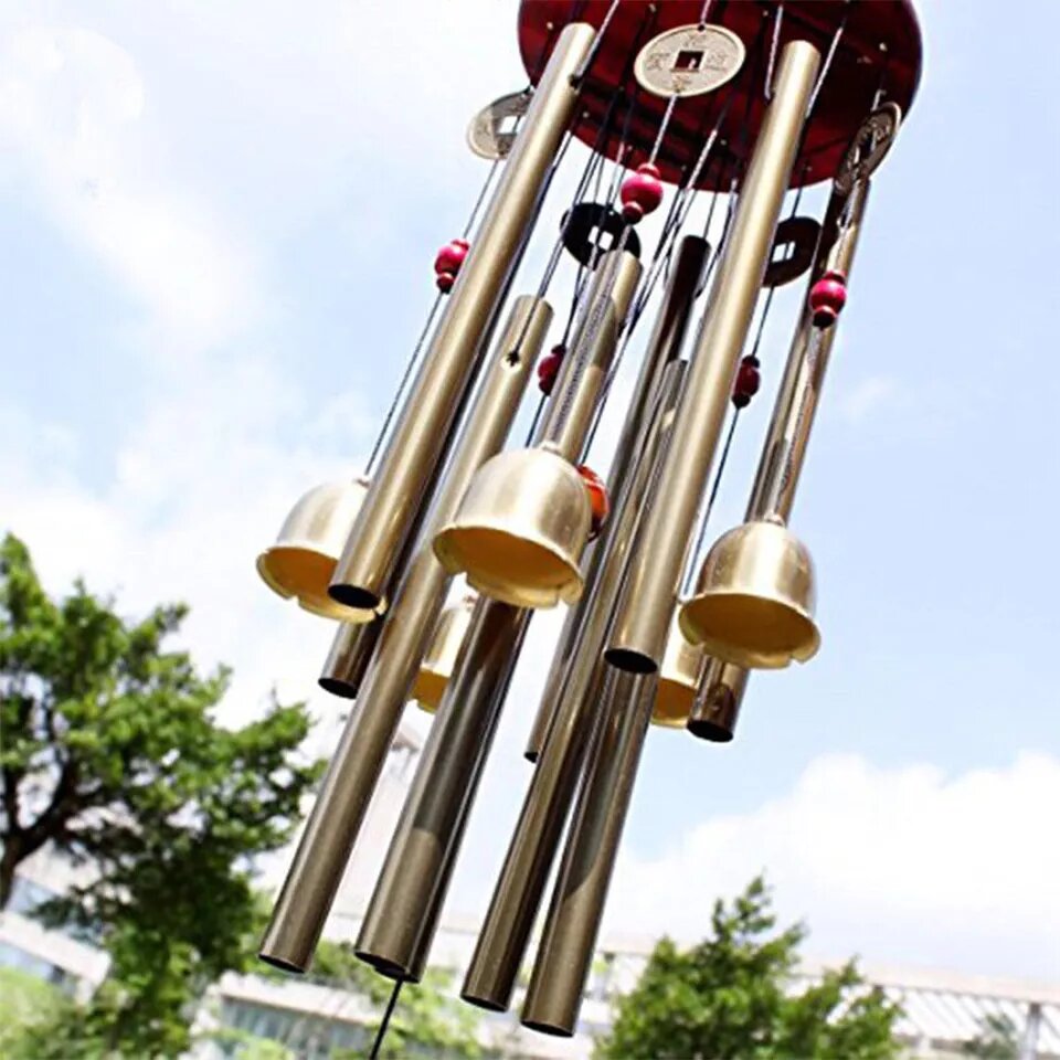 Kitcheniva 34&#x201D; Wind Chimes 10 Metel Tubes 5 Bells