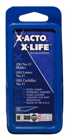 X-ACTO #11 EXTRA SHARP BLADES 100 PC BULK PACK