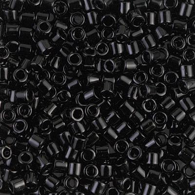 ピッチブラック　15p1oz Miyuki Delica Bead 8/0, DBL0010, Black | Michaels