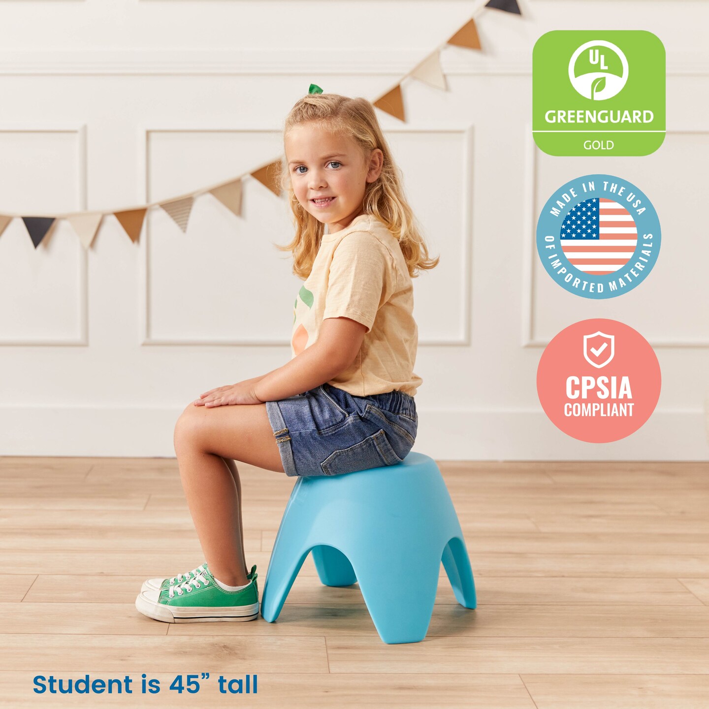 Ayana Stool Set, Flexible Seating, 4-Pack