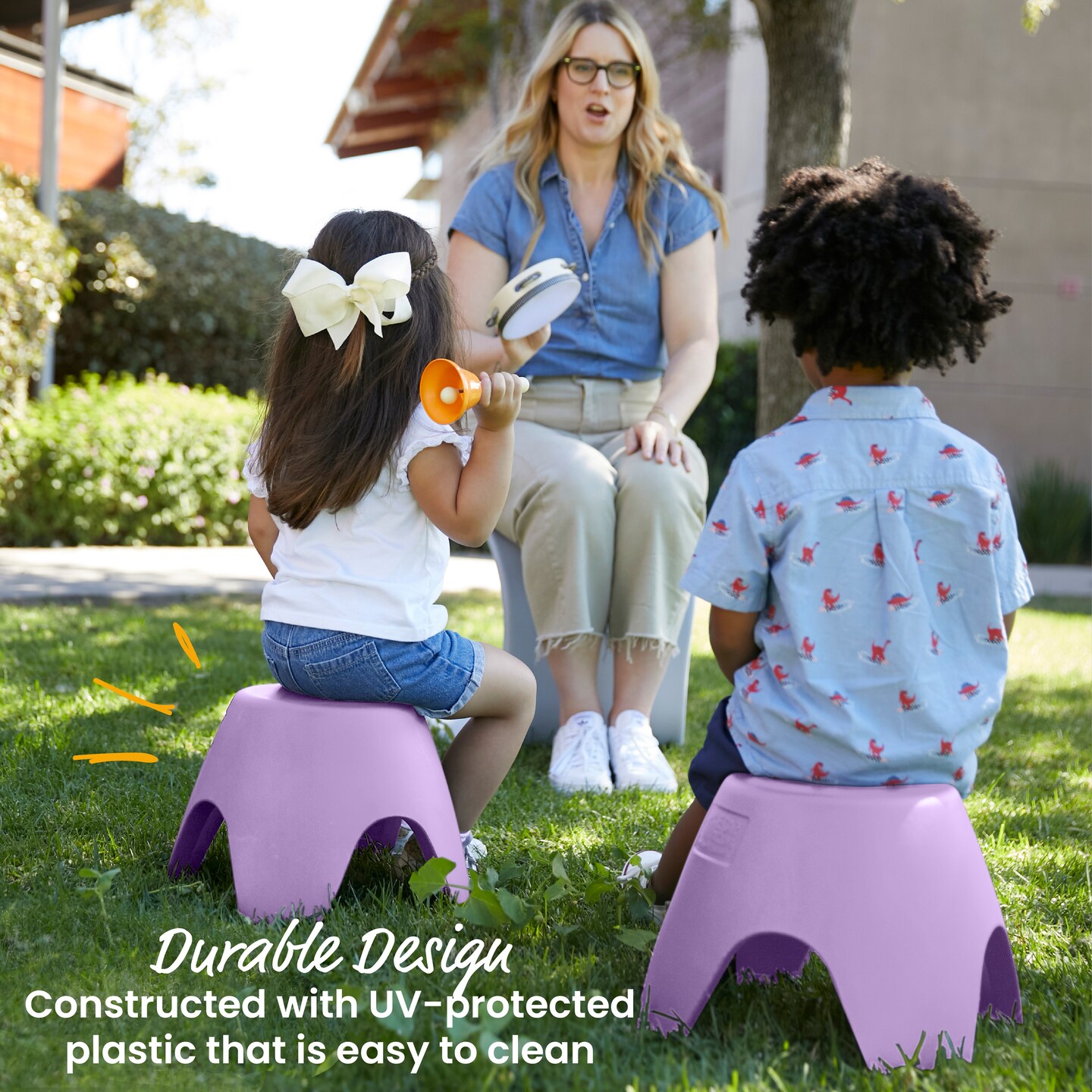 Ayana Stool Set, Flexible Seating, 4-Pack