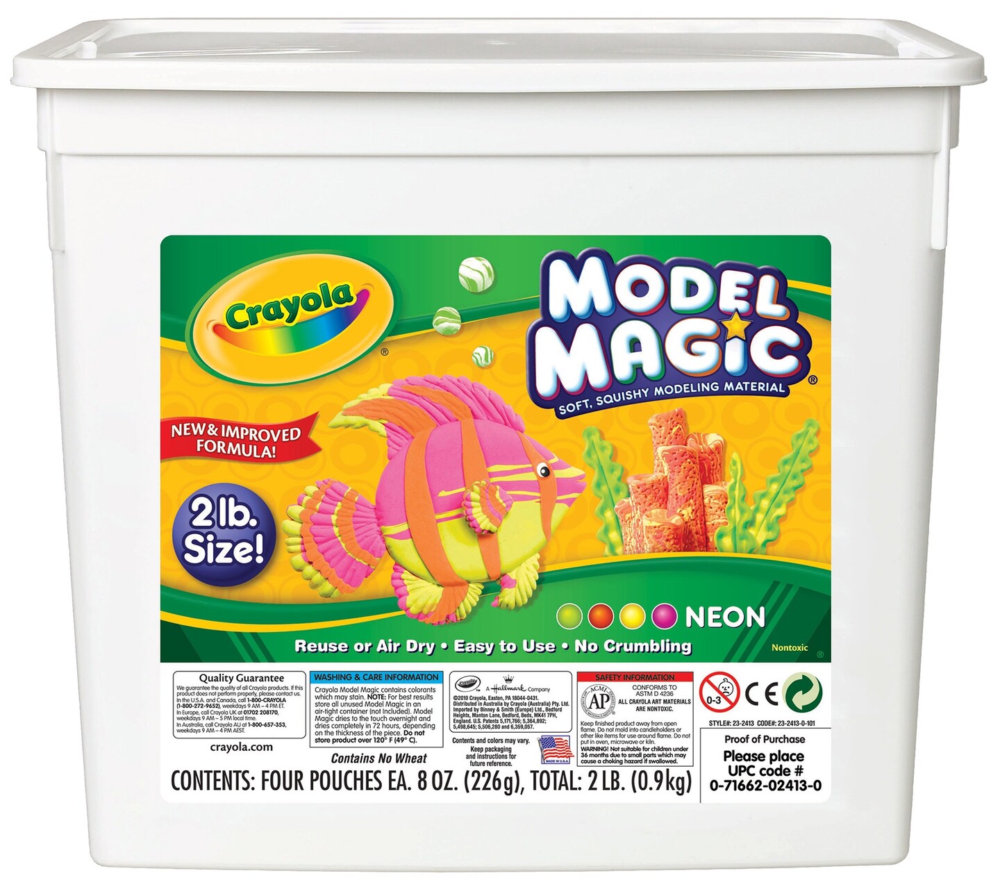Crayola Model Magic 2Lb-Neon