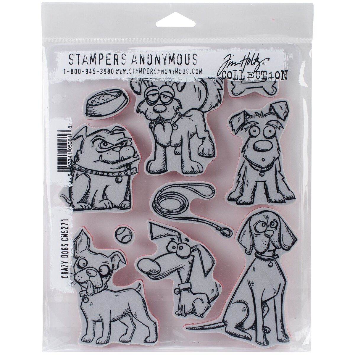 Tim Holtz Cling Stamps 7&#x22;X8.5&#x22;