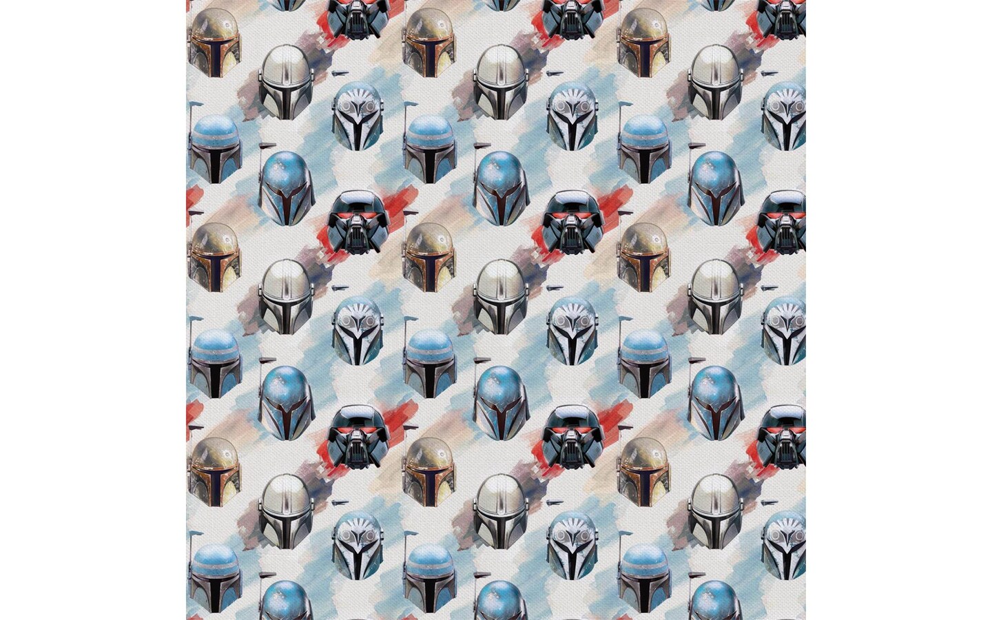 Mandalorian Cotton Precut 2yd Watercolor Helmets | Michaels