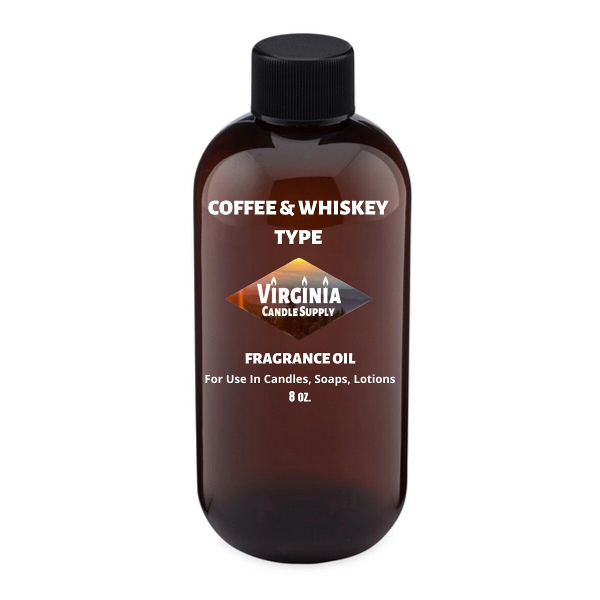 Coffee & Whiskey Fragrance Oil (Our Version of the Brand Name) (8 oz Bottle) for Candle Making, Soap Making, Tart Making, Room Sprays, Lotions, Car Fresheners, Slime, Bath Bombs, Warmers…