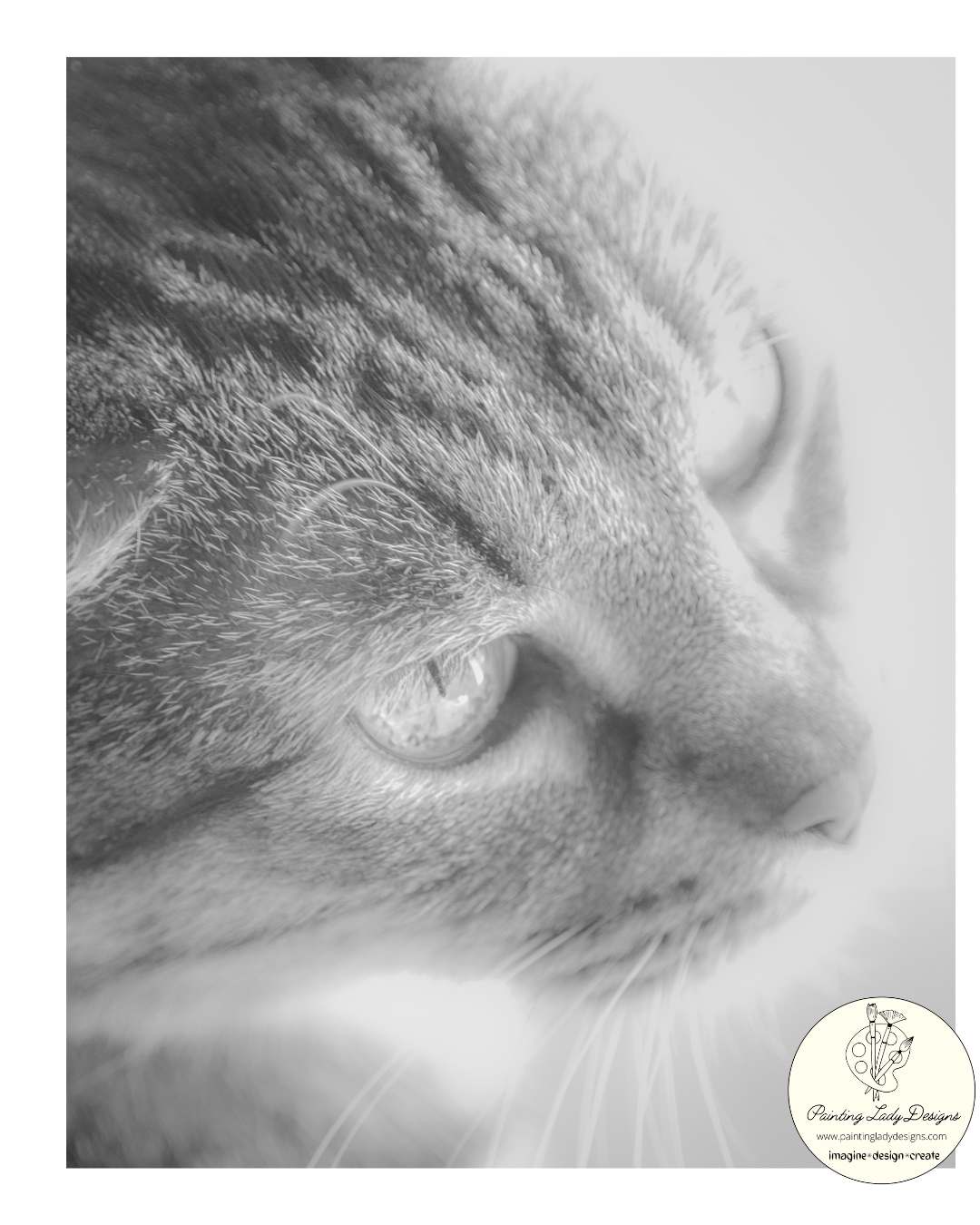 Bootsie the Cat - Paper for Decoupage Crafting and Multi Media Art