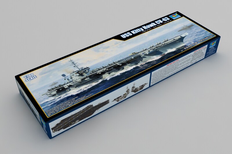 Trumpeter  1/700 USS KITTY HAWK CV-631/700 Plastic Model