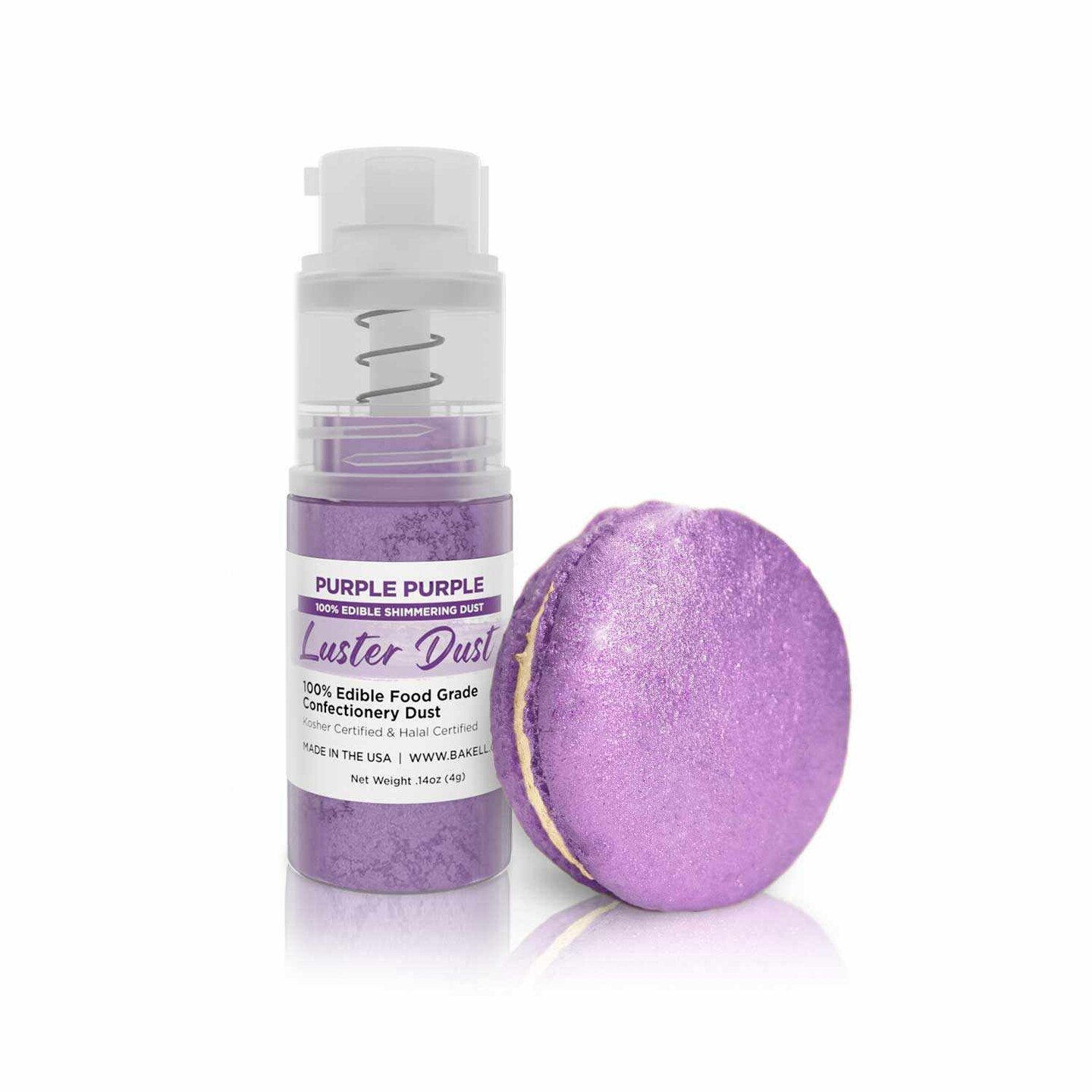 Pastel Purple Jewel Dust- Sparkly EDIBLE Glitter, 4gr.