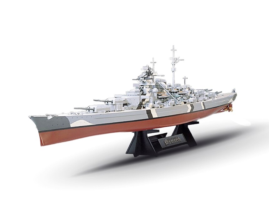 Tamiya 1/350 TAM78013 - 1/350 Tamiya German Bismarck Battleship Assembly Kit