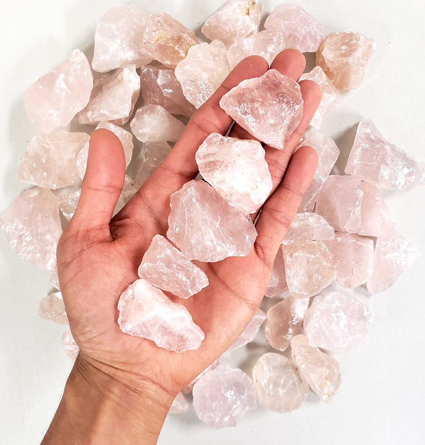 Rose Quartz Crystals Rough Raw Bulk Michaels