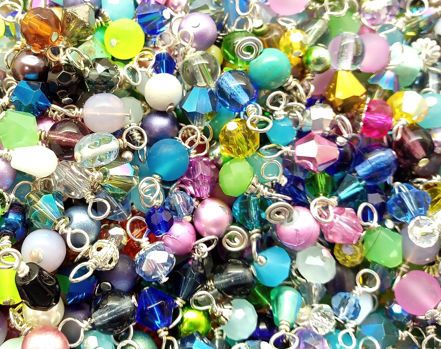 Tiny Bead Dangles, Bulk Pack of 50 Small Assorted Charms, Adorabilities